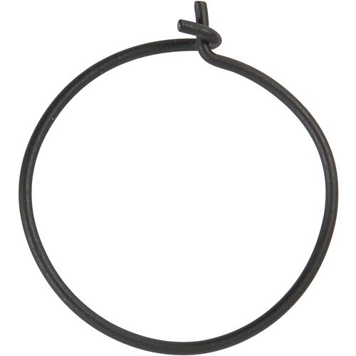 Creotime créoles 20 mm rond 8 pièces noir