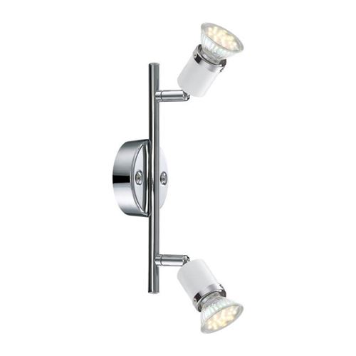 Globo 57996-2 fina lampe murale led gu10 chromé blanc