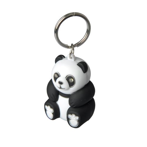 Munkees porte-clés Panda avec noir/blanc clair junior 3,6 cm