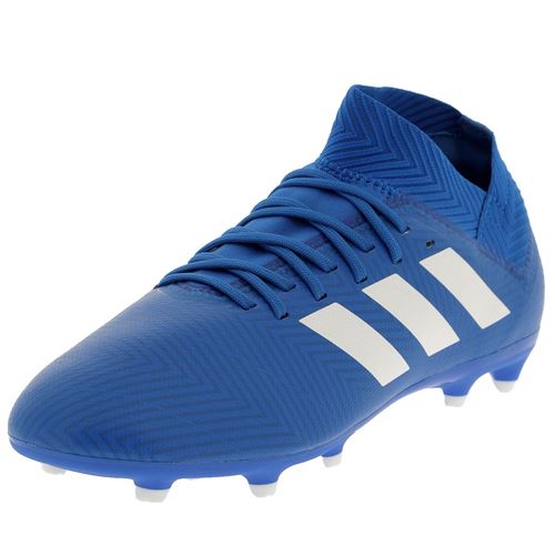 Chaussures football lamelles Adidas Nemeziz 18.3 fg jr Bleu taille : 38 réf : 47850