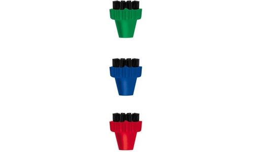 Polti Accessoires Nettoyeur Vapeur Et Vitre Kit 3 Petites Brosses Colorees (Série Pro, Classic)