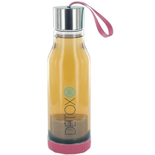Bouteille Détox Infuseur À Thé 500 Ml - Fushia