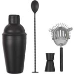 Coffret à cocktail en inox avec 4 accessoires No Name Cook Concept KV7335 Noir