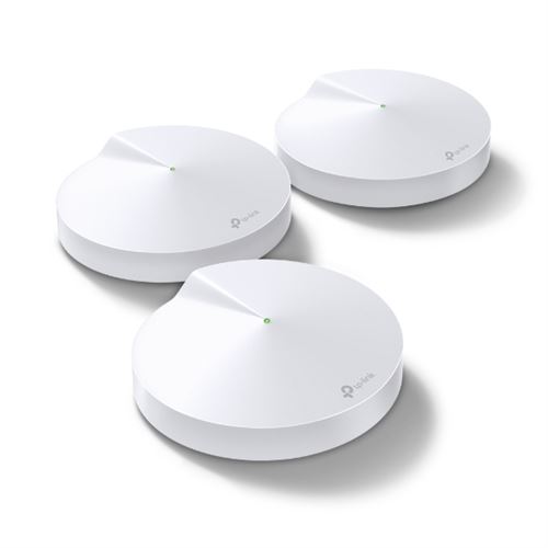TP-Link Deco M5 (pakket van 3) Compleet Wi-Fi-systeem voor het hele huis met een hoge mate van beveiliging - Wi-Fi dekking tot 400m2