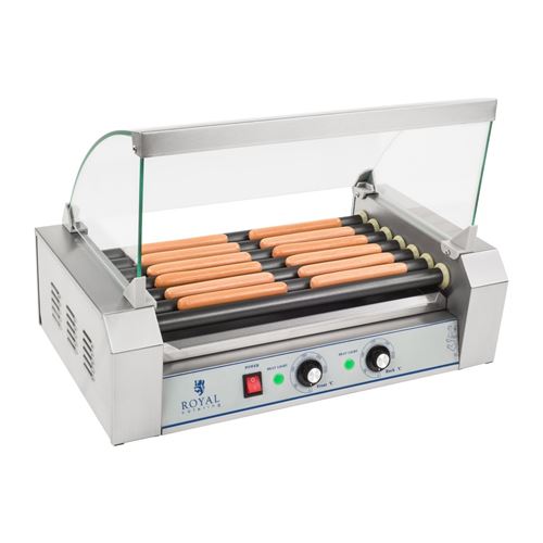 Appareil machine à hot dog professionnelle téflon 12 saucisses 1 400 watts  - Hot-dog - Achat & prix