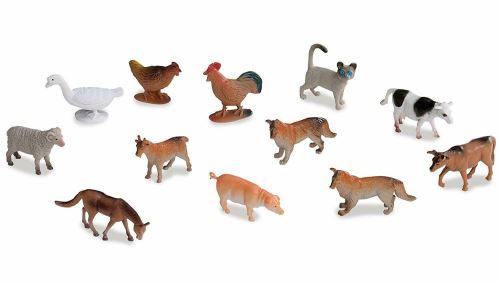 Figurine animaux de la ferme : Coffret 1 : 5 figurines Papo en multicolore