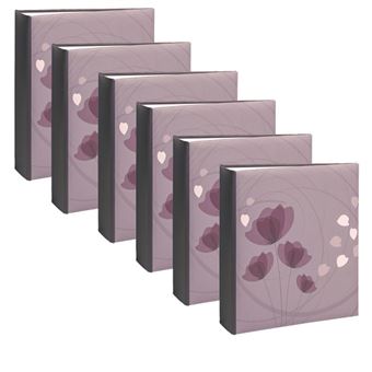Lot De 2 Albums Photo KP Pattern 200 Pochettes 10x15 Beige Et Bordeaux