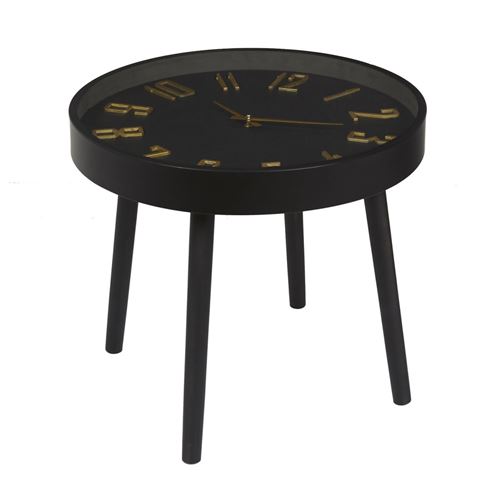 Table basse horloge silencieuse Lounge 50 cm