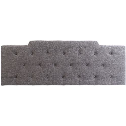 ITEM INTERNATIONAL T&ecirc;te de lit capitonn&eacute;e 157 cm gris chin&eacute;