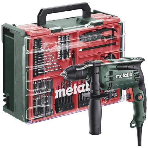 Metabo SBE 650 Set 2 vitesses-Perceuse à percussion 650 W
