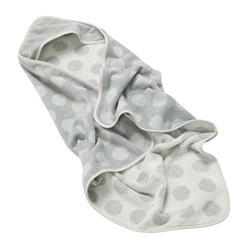 Leander - Cape de bain en coton BIO, Gris