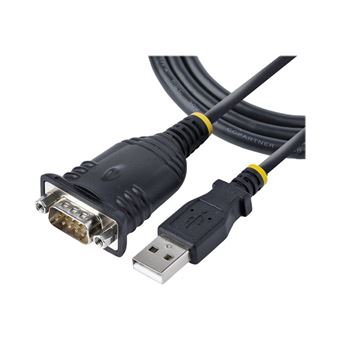 StarTech.com 3ft (1m) USB to Serial Cable DB9 Male RS232 to USB Converter USB to Serial Adapter for PLC/Printer/Scanner/Network Switches USB to COM Port Adapter - Prolific IC Automatic Handshake Windows/macOS (1P3FP-USB-SERIAL) - Câble série - DB-9 - 1
