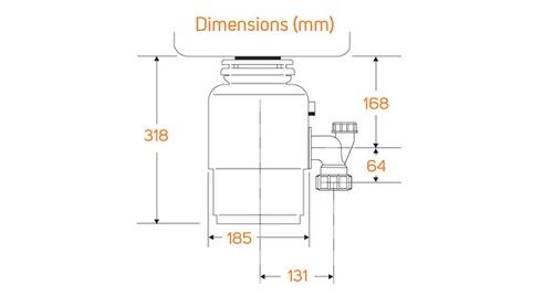 Insinkerator evolution 200 - broyeur sous évier - Installations cuisine à  la Fnac