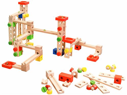 Playtastic : Circuit À Billes En Bois 50 Pièces - Image 2