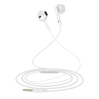 Écouteurs Jack 3,5mm Intra 1,2m Musique et Appels Mains Libres LinQ Blanc - 1