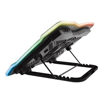 GXT 1126 AURA Support de refroidissement pour ordinateur portable a eclairage RVB multicolore