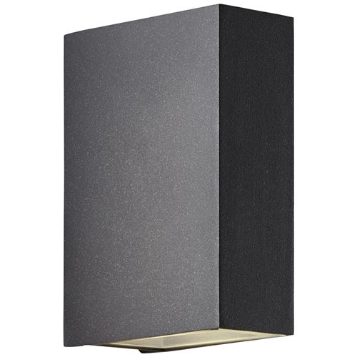 BRILLIANT Applique murale LED Tynan 2 flammes Up / Down gris foncé