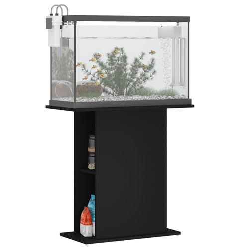 Meilleurs prix pour vidaXL Support pour aquarium noir 36x75x72,5 cm bois d'ingénierie