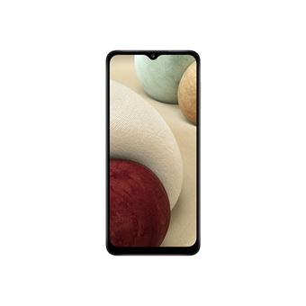 Samsung Galaxy A12 - 4G smartphone - double SIM - RAM 4 Go / Mémoire interne 64 Go - microSD slot - Écran LCD - 6.5" - 1600 x 720 pixels - 4x caméras arrière 48 MP, 5 MP, 2 MP, 2 MP - front camera 8 MP - blanc - 1