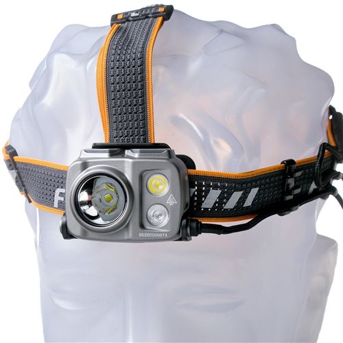 Lampe Frontale Fenix HP25R V2.0 FEHP25R Lampe Frontale Rechargeable pour Usage Professionnel 1600 Lumens Aluminium