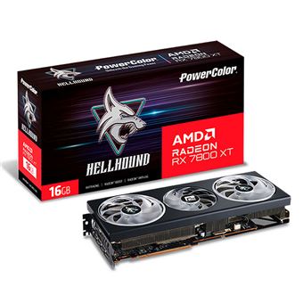 Carte Graphique PowerColor Hellhound AMD Radeon RX 7800 XT 16 Go GDDR6 - 1