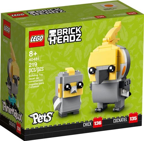 Acheter LEGO® BrickHeadz™ 40481 La perruche calopsitte État correct - 56,89 € LEGO® BrickHeadz™ 40481 La perruche calopsitte État correct - N/A reconditionné disponible sur Fnac