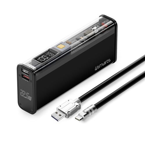 Batterie de Secours 18000mAh USB et USB C 22.5W 4smarts
