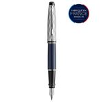 WATERMAN Expert L'Essence du bleu Stylo plume, Bleu, Plume moyenne, encre bleue, Coffret cadeau