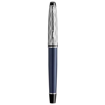 WATERMAN Expert L'Essence du bleu Stylo plume, Bleu, Plume moyenne, encre bleue, Coffret cadeau