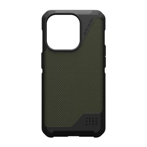 UAG Metropolis LT Rugged Case for Apple iPhone 15 Pro [6.1in] - Metropolis LT Kevlar Olive Drab - Coque de protection pour téléphone portable - compatibilité avec MagSafe - DuPont Kevlar, cadre TPU - olive kevlar - pour Apple iPhone 15 Pro
