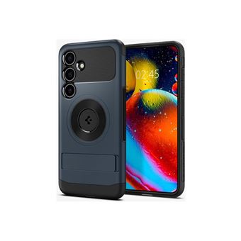 Spigen Slim Armor MagFit - Coque de protection pour téléphone portable - compatibilité avec MagSafe - polycarbonate, polyuréthanne thermoplastique (TPU) - ardoise métal - pour Samsung Galaxy S24+ - 1