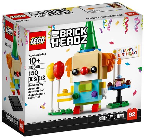LEGO® BrickHeadz™ 40348 Clown d'anniversaire