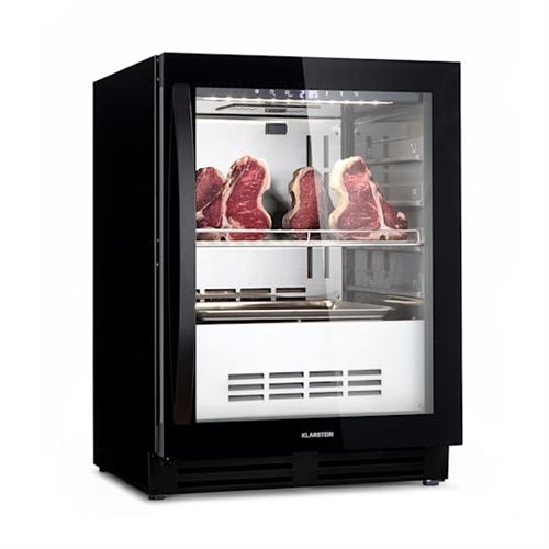 Cave de maturation - Klarstein Steakhouse Pro 98 Onyx - pour viande - 1 zone - 98 L - 1-25°C
