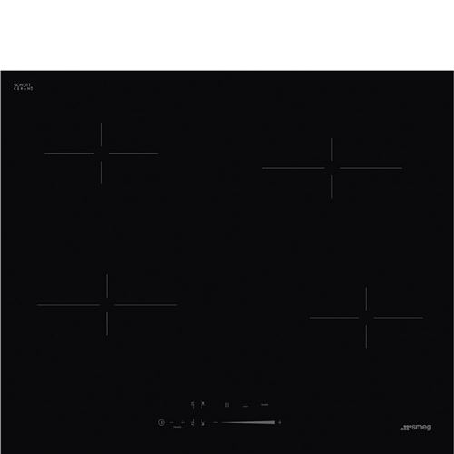 Plaque vitrocéramique Smeg SE464TD Noir
