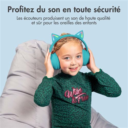 Casque Audio Enfants - Casque Enfant - Casque Bluetooth Sans Fil - Bleu -  iMoshion® - Casque audio - Achat & prix