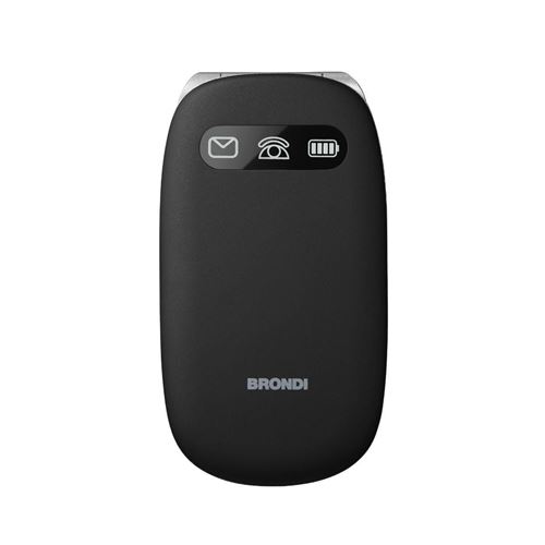 Brondi BROAMICOCOMFORTBKR téléphone portable 7,11 cm (2.8 ) Noir Téléphone numérique