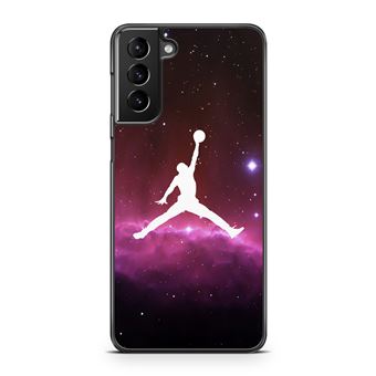 Coque rigide noire pour Samsung Galaxy S21+ Air Jordan - 1
