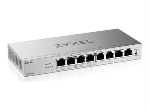 ZyXEL 8-Port Web Managed PoE Gigabit Switch