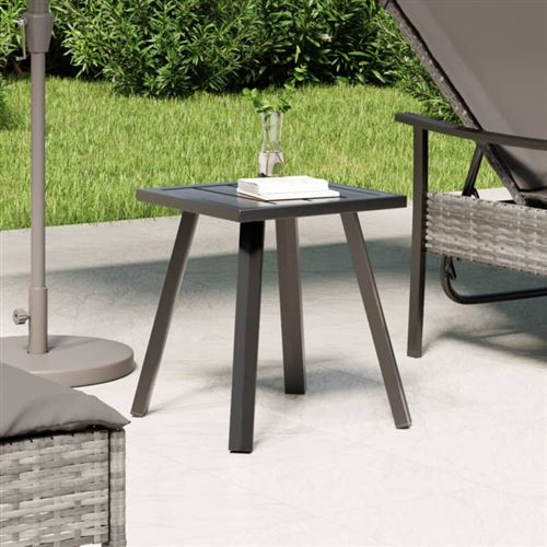 Vidaxl Table De Jardin - Anthracite 34X34x38 Cm - Image 3