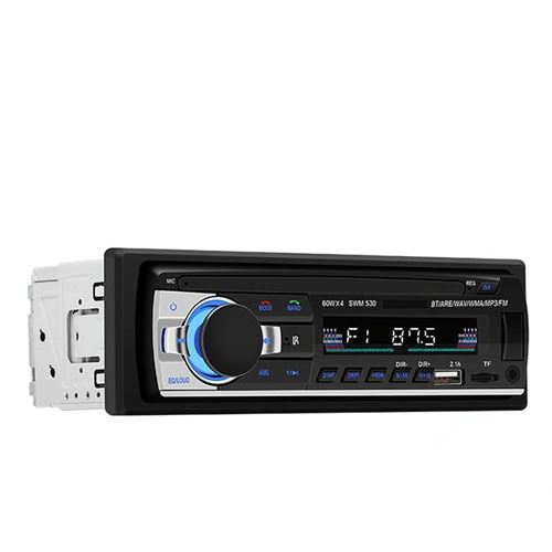 Autoradio Bluetooth USB MP3 FM Avec Télécommande Et Chargeur Voiture 12V YONIS