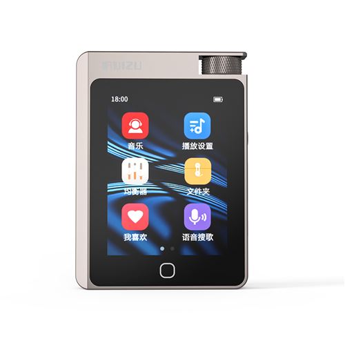Lecteur audio MP3 RUIZU A55 Mini HiFi 16GB Argent