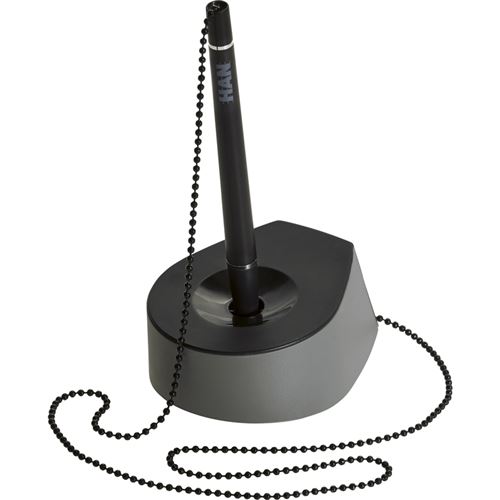 HAN Porte-stylo à bille SALSA, gris foncé / noir