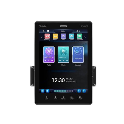 Autoradio Écran 9.5 Pouces Carplay Bluetooth Caméra Recul FM USB MP3 WAV FLAC YONIS