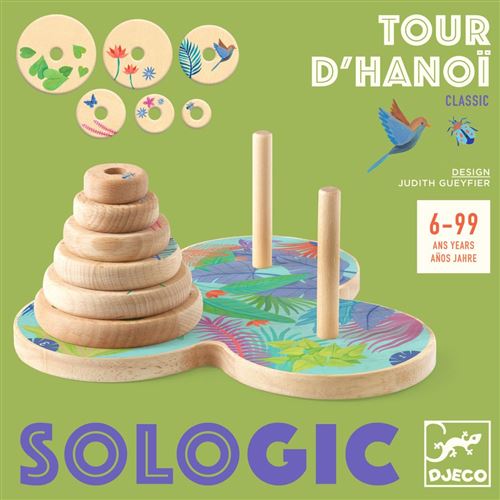 Non Communiqué Vert Tour D Hanoi - Jeu De Logique Traditionnel