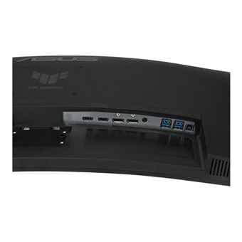 ASUS TUF Gaming VG34VQ3B - Écran LED - jeux - incurvé - 34" - 3440 x 1440 WQHD @ 180 Hz - VA - 400 cd/m² - 4000:1 - DisplayHDR 400 - 1 ms - 2xHDMI, 2xDisplayPort - haut-parleurs - noir