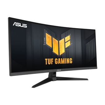 ASUS TUF Gaming VG34VQ3B - Écran LED - jeux - incurvé - 34" - 3440 x 1440 WQHD @ 180 Hz - VA - 400 cd/m² - 4000:1 - DisplayHDR 400 - 1 ms - 2xHDMI, 2xDisplayPort - haut-parleurs - noir