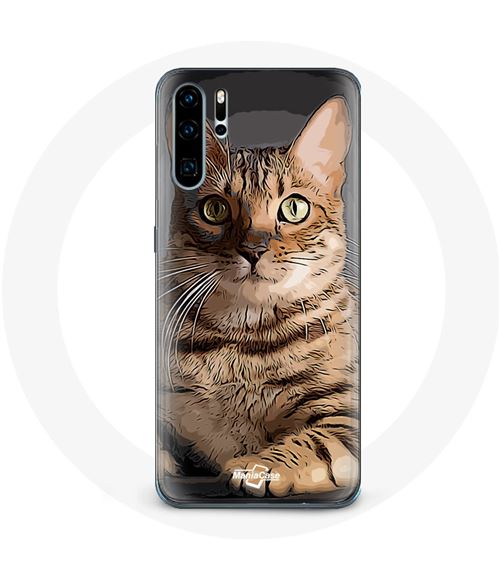 Coque pour Huawei P30 Bengal Race de Chats Maniacase