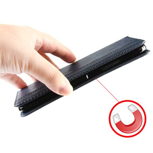 BEEJTUNY leren hoesje voor Doogee Note 56/Note 56 Pro/56 Plus, portemonneefunctie met RFID bescherming, magnetische sluiting, ingebouwde TPU bescherm hoes.Black