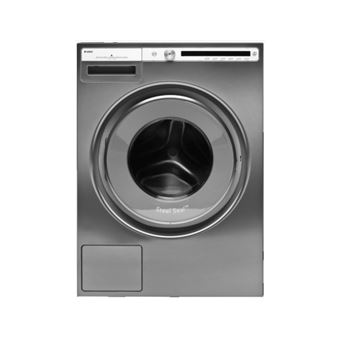 Lave-linge-8kg-1600 tours/min-Ecran LCD Logic-Classe energetique A- Construction Quattro : robuste, durable et antivibration-Absence de soufflet en caoutchouc pour plus d''hygiene-Tambour Active Drum-23 programmes-Assitance au dosage-Moteur induction