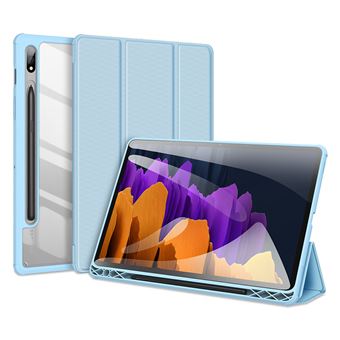 17€09 sur Etui pour Galaxy Tab S8 Coque Frusde avec Porte-stylo et Dos  Transparent - Bleu - Housse Tablette - Achat & prix